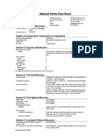 Material Safety Data Sheet: Section 1-Product Information