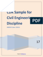 CDR Sample For Civil Engineering Discipline: ANZSCO Code: 233211