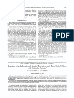 Reactions P-Hydroxybenzyl Alcohol Derivatives and Their Methyl Ethers With Molecular Chlorine'