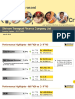 Shriram Transport Q1 FY20 Presentation