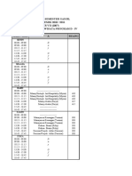 Jadwal Kuliah