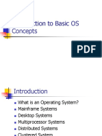 Introduction To Basic OS Concepts