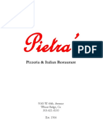 Pietra's: Pizzeria & Italian Restaurant