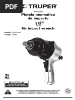 Pistola Neumática de Impacto Air Impact Wrench: Instructivo