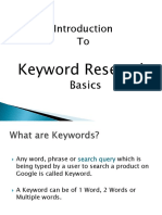 Keyword Research Basics