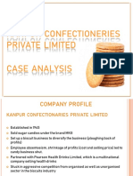 Kanpur Confectioneries Private Limited Case Analysis