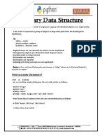 Dictionary Data Structure