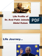 Life Profile of Dr. Avul Pakir Jainulabdeen Abdul Kalam