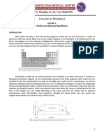 LECTURE 1 - Kinetics and Chemical Equilibrium