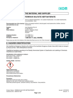 Iron Sulphate SDS