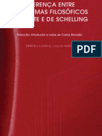 HEGEL - Diferença Entre Os Sistemas Filosóficos de Fichte e de Schelling