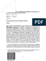 Fallo 1 TTA. Inversiones K.Derecho A Guardar Silencio y Art 97 #15.