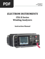 Electrom Instruments: iTIG II Series Winding Analyzers