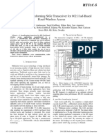 A 57-71 GHZ Beamforming SiGe Transceiver For 802.11ad-Based Fixed Wireless Access