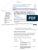 Configure Automatic Updates in A Non-Active Directory Environment