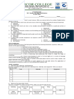 4 Quarter Exam TLE 7-Beauty Care (Nail Care) Services SY: 2017-2018 Name: Yr. & Sec.: Score: Test I. Multiple Choice