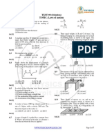 TEST-08 (Solution) TOPIC: Laws of Motion: X FL L) X L (F FL X L FX