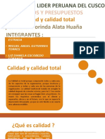 Calidad y Calidad Total