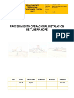 1 Procedimiento Tuberia HDPE