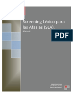 Screening Léxico para Las Afasias (SLA) PDF