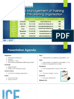 The Learning Organisation OB