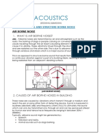 Acoustics: Air Borne Noise and Structure Borne Noise