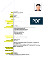 Europass Curriculum Vitae: Personal Information Bikri Rachid