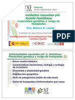 1 - Enfermedades Causadas Por Xylella Fastidiosa. Plasticidad Genética y Rango de Huéspedes - Copiado