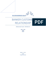 Banker Customer Relationship: MR - Muhammad Alam