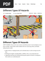 Different Types of Hazards