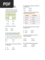 Examen Tercer Semestre Cuarto Grado