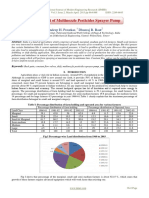 Development of Multinozzle Pesticides Sprayer Pump: Sandeep H. Poratkar, Dhanraj R. Raut