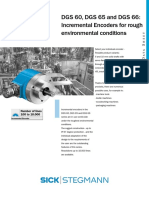 DGS 60, DGS 65 and DGS 66: Incremental Encoders For Rough Environmental Conditions