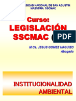 LEGISLACION Institucionalidad 2019