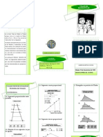 Folleto: Taller: Proporcionalidad Tales de Mileto