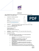 40 NCR-SF050 - Complaint Form