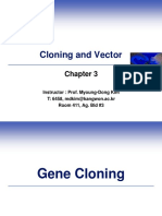 Cloning and Vector: Instructor: Prof. Myoung-Dong Kim T: 6458, Mdkim@kangwon - Ac.kr Room 411, Ag. BLD #3