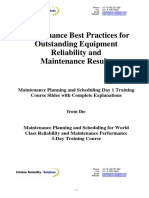 18 Maintenance Best Practices For Outstanding Equipment Reliability and Maintenance Results