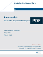 Draft Guideline Pancreatitis