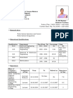 Bhavani Format of CV Final