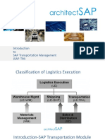 Intro To Sap Transportation Management PDF