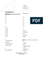 Hang Out! 6 Workbook Answer Key