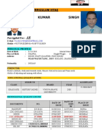 Rajesh Kumar Singh: Curriculum Vitae