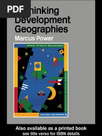 Pub Rethinking Development Geographies