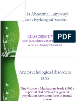 What Is Abnormal Anyway?: Chapter 13-Psychological Disorders