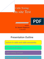 Cable Testing: On-Site Test