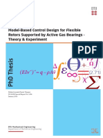 Model-Based Control Design For Flexible Rotors Supported by Active Gas Bearings - Theory & Experiment