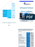 Self Employed Tax Contribution