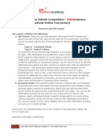 Debate Tournament Docket - Research