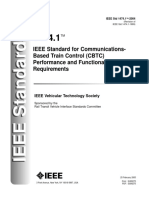 IEEE STD 1474.1-2004 CBTC Performance and Functional Requirements